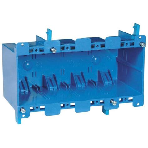 5 gang plastic old work electrical box|5 gang electrical box pvc.